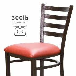 Cheapest ✔️ Linon Lassiter Metal Side Chair Set Of Two In Antique Bronze And Red ✔️ -Cheap Office Chairs Store 2171315 24 L