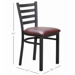 Outlet ๐ Linon Lassiter Metal Side Chair Set Of Two In Black And Burgundy ๐ 22 Outlet ๐ Linon Lassiter Metal Side Chair Set Of Two In Black And Burgundy ๐ -Cheap Office Chairs Store 2171384 8 L
