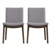 Outlet 💯 Ashcroft Valentine Mid-Century Modern Light Gray Fabric Dining Chair Set Of 2 🌟 1 Outlet 💯 Ashcroft Valentine Mid-Century Modern Light Gray Fabric Dining Chair Set Of 2 🌟 -Cheap Office Chairs Store 2171388 22 L