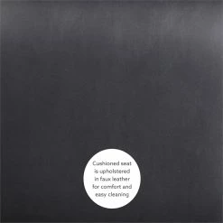 Best Sale 😉 Linon Lemmie Metal Side Chairs Set Of Two In Black 👏 -Cheap Office Chairs Store 2171399 22 L