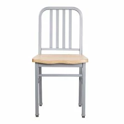 Buy ⭐ Linon Badden Metal Side Chairs Set Of Two In Silver ❤️ -Cheap Office Chairs Store 2171436 2 L