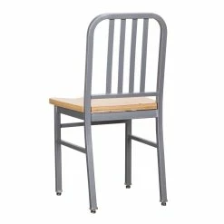 Buy ⭐ Linon Badden Metal Side Chairs Set Of Two In Silver ❤️ -Cheap Office Chairs Store 2171436 5 L