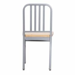 Buy ⭐ Linon Badden Metal Side Chairs Set Of Two In Silver ❤️ -Cheap Office Chairs Store 2171436 6 L
