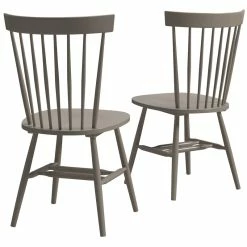 Flash Sale ๐ Sauder New Grange Solid Wood Spindle Back Dining Chair In Gray (Set Of 2) ๐งจ 9 Flash Sale ๐ Sauder New Grange Solid Wood Spindle Back Dining Chair In Gray (Set Of 2) ๐งจ -Cheap Office Chairs Store 2172889 1 L