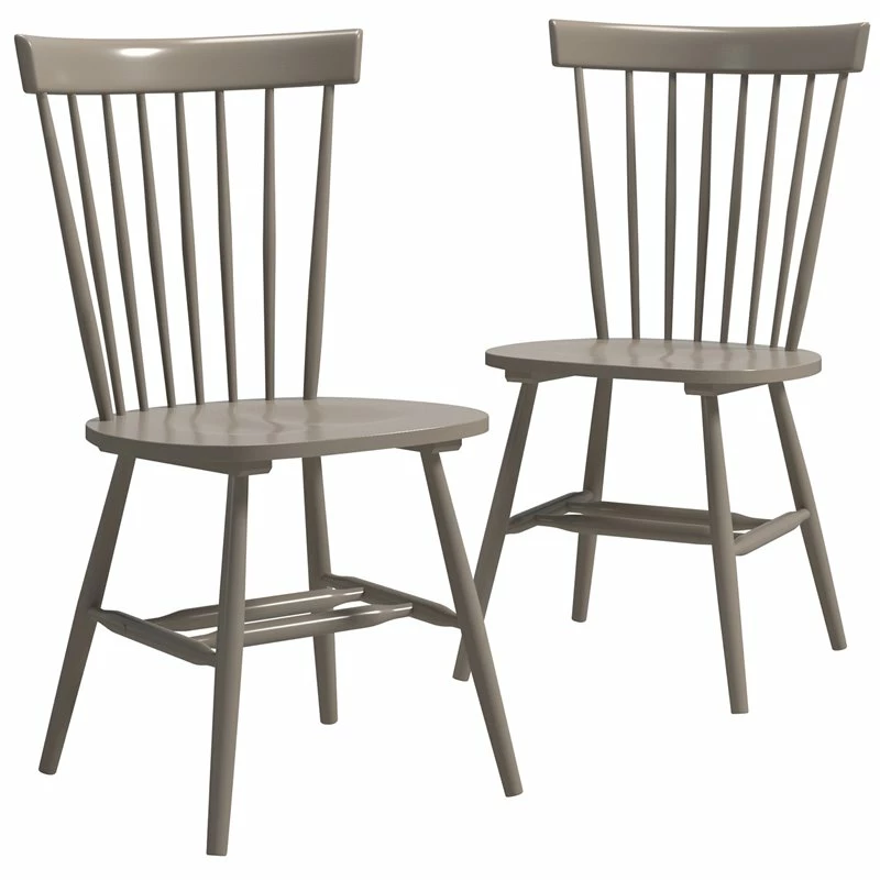 Flash Sale ๐ Sauder New Grange Solid Wood Spindle Back Dining Chair In Gray (Set Of 2) ๐งจ 3 Flash Sale ๐ Sauder New Grange Solid Wood Spindle Back Dining Chair In Gray (Set Of 2) ๐งจ