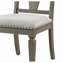 Best deal 🛒 ACME Furniture ACME Zumala Fabric Upholstery Side Chair In Beige And Weathered Oak (Set Of 2) 😀 14 Best deal 🛒 ACME Furniture ACME Zumala Fabric Upholstery Side Chair In Beige And Weathered Oak (Set Of 2) 😀 -Cheap Office Chairs Store 2175805 6 L