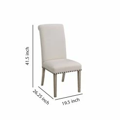 Promo 🌟 Benjara 19.5" Contemporary Wood Rolled Back Dining Chairs In Beige (Set Of 2) 🎁 12 Promo 🌟 Benjara 19.5" Contemporary Wood Rolled Back Dining Chairs In Beige (Set Of 2) 🎁 -Cheap Office Chairs Store 2200615 9 L