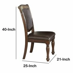 Best reviews of 😍 Benjara 25" Contemporary Wood And Leather Dining Side Chair In Brown (Set Of 2) ❤️ 12 Best reviews of 😍 Benjara 25" Contemporary Wood And Leather Dining Side Chair In Brown (Set Of 2) ❤️ -Cheap Office Chairs Store 2203832 9 L
