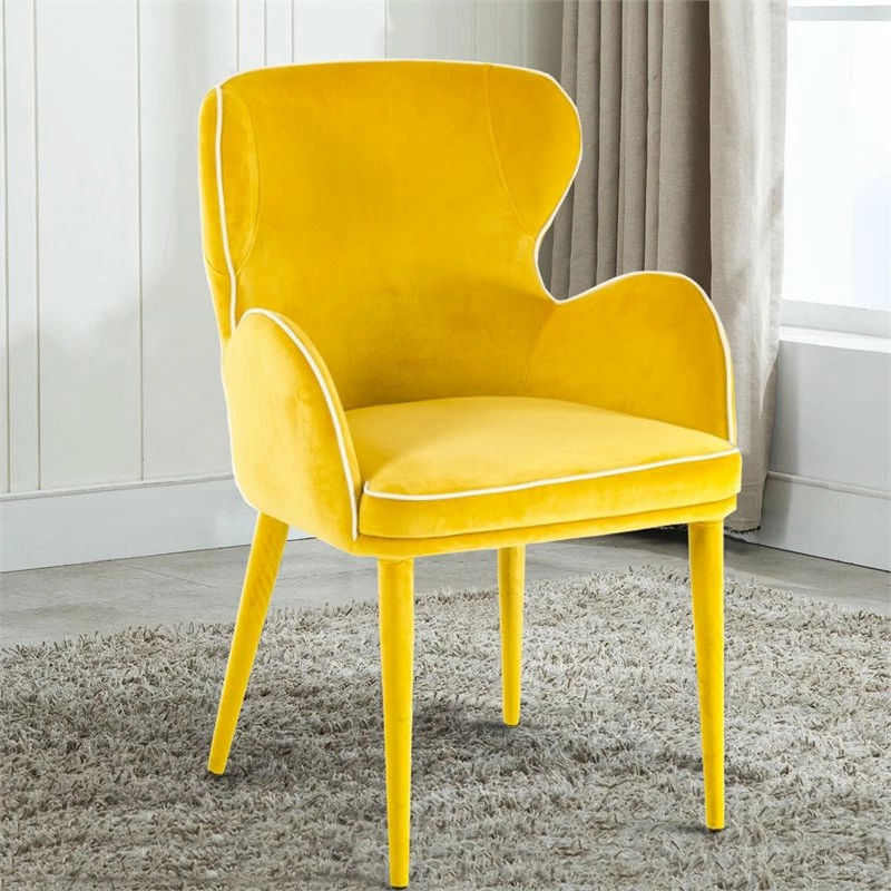 Cheapest ⭐ Benjara 33 Inch Wingback Dining Chair With High Curvy Arms- Yellow Fabric ❤️ 9 Cheapest ⭐ Benjara 33 Inch Wingback Dining Chair With High Curvy Arms- Yellow Fabric ❤️ - Image 7