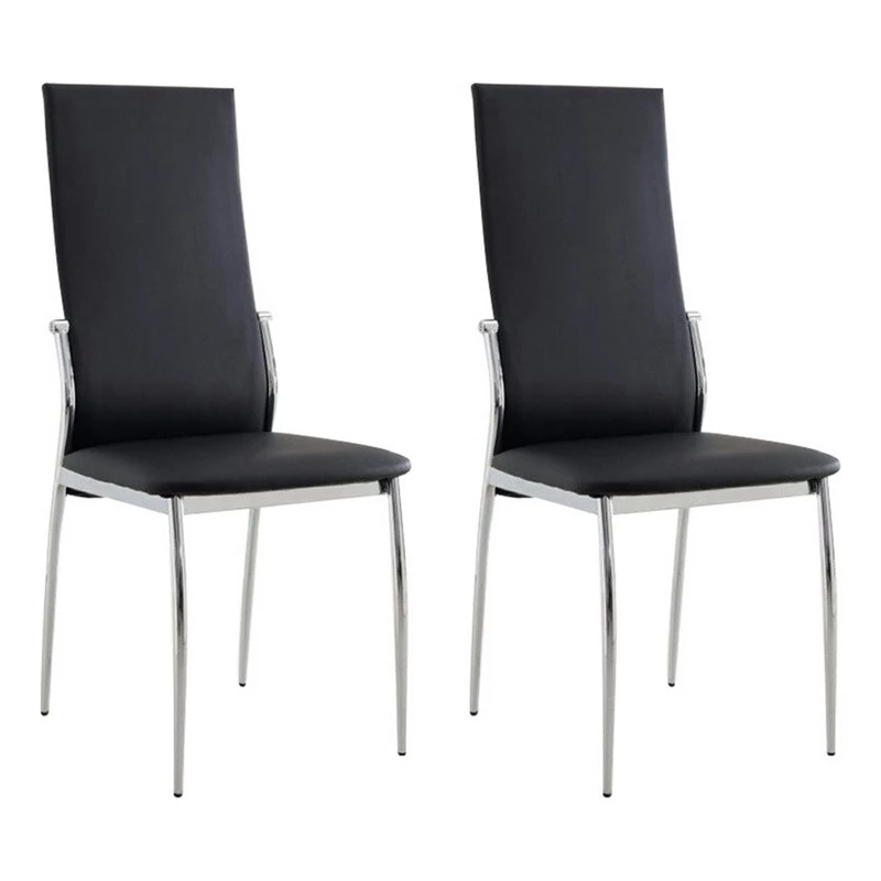 Cheap ๐ Benjara Kalawao 17.25" Contemporary Leather Side Chair In Black (Set Of 2) ๐ฅ 3 Cheap ๐ Benjara Kalawao 17.25" Contemporary Leather Side Chair In Black (Set Of 2) ๐ฅ