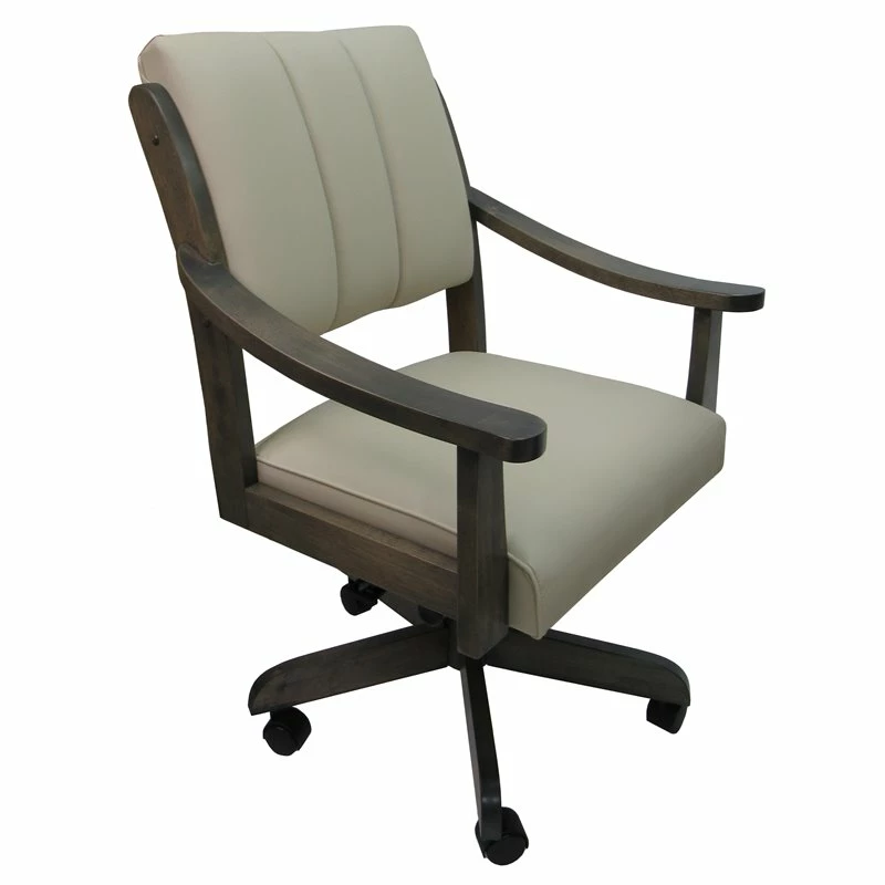 Hot Sale ⌛ Tobias Designs Casa 37" Swivel Wood Dining Caster Chair In Ocean Beige 🌟 3 Hot Sale ⌛ Tobias Designs Casa 37" Swivel Wood Dining Caster Chair In Ocean Beige 🌟