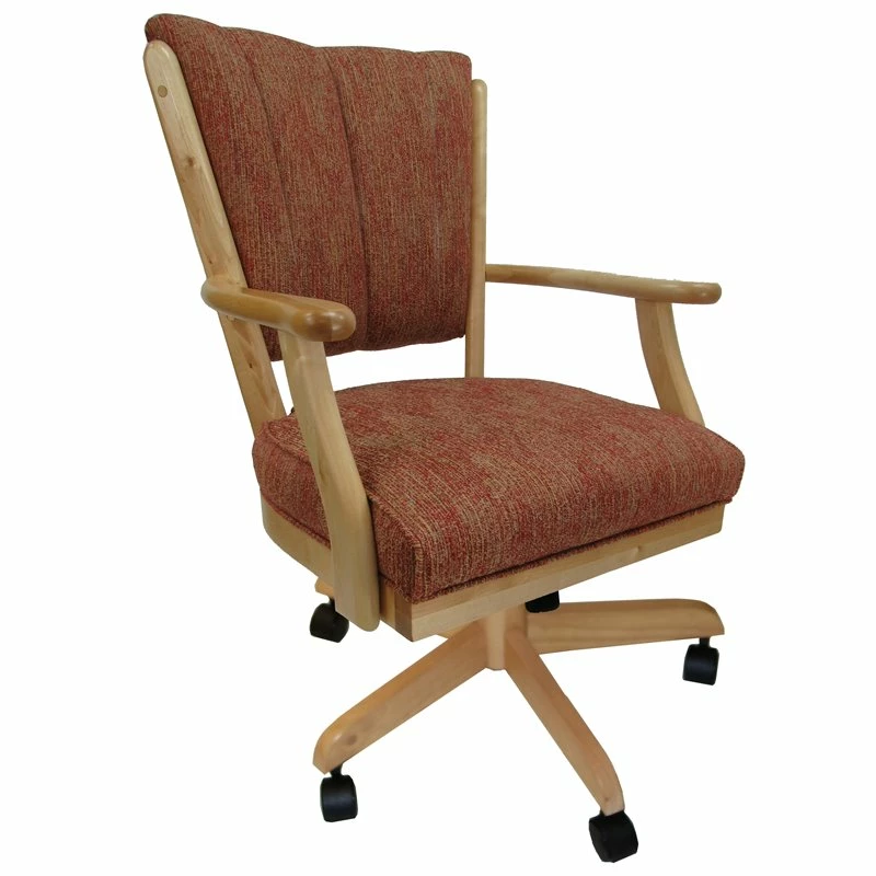 Best deal 😀 Tobias Designs Classic Caster 37" Wood Dining Chair On Wheels In P-Siene Red 😉 3 Best deal 😀 Tobias Designs Classic Caster 37" Wood Dining Chair On Wheels In P-Siene Red 😉