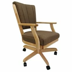 Best Pirce 🛒 Tobias Designs Classic Caster 37" Wood Dining Chair In Negev Brown/Natural Oak ✔️ 7 Best Pirce 🛒 Tobias Designs Classic Caster 37" Wood Dining Chair In Negev Brown/Natural Oak ✔️ -Cheap Office Chairs Store 2209918 2 L