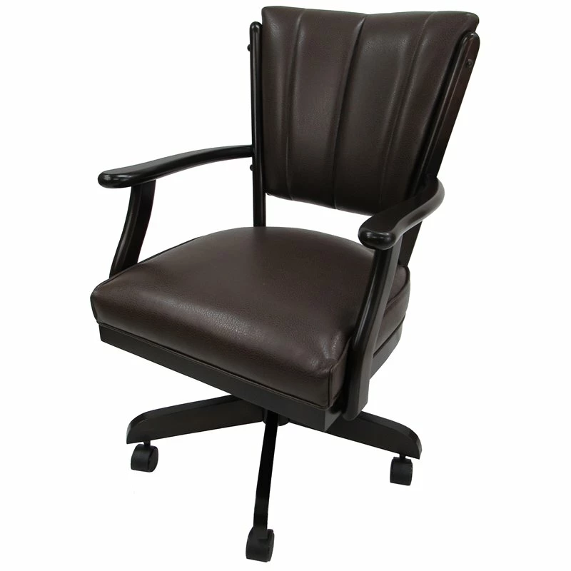 Best Pirce ๐ Tobias Designs Classic Caster 37" Wood Dining Chair In Brown/Dark Cherry ๐ 3 Best Pirce ๐ Tobias Designs Classic Caster 37" Wood Dining Chair In Brown/Dark Cherry ๐