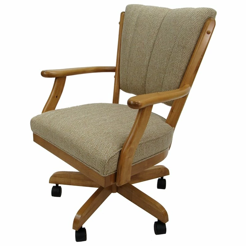 Outlet 👍 Tobias Designs Classic Caster 37" Wood Dining Chair On Wheels In Beige 🛒 3 Outlet 👍 Tobias Designs Classic Caster 37" Wood Dining Chair On Wheels In Beige 🛒