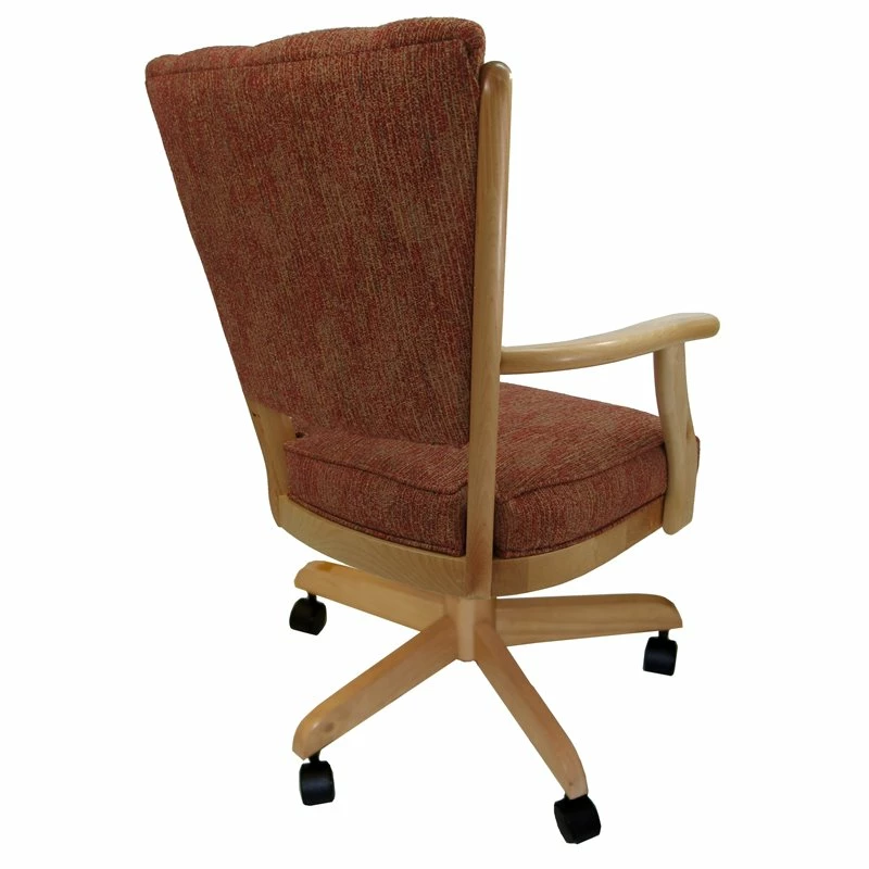 Best Sale ๐งจ Tobias Designs Classic 37" Wood Caster Dining Chair On Wheels In P-Siene Red ๐ 4 Best Sale ๐งจ Tobias Designs Classic 37" Wood Caster Dining Chair On Wheels In P-Siene Red ๐ - Image 2