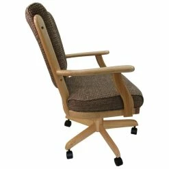 Best Sale 😀 Tobias Designs Classic 37" Wood Dining Chair On Wheels In Checkered/Natural Oak 😍 7 Best Sale 😀 Tobias Designs Classic 37" Wood Dining Chair On Wheels In Checkered/Natural Oak 😍 -Cheap Office Chairs Store 2209954 2 L