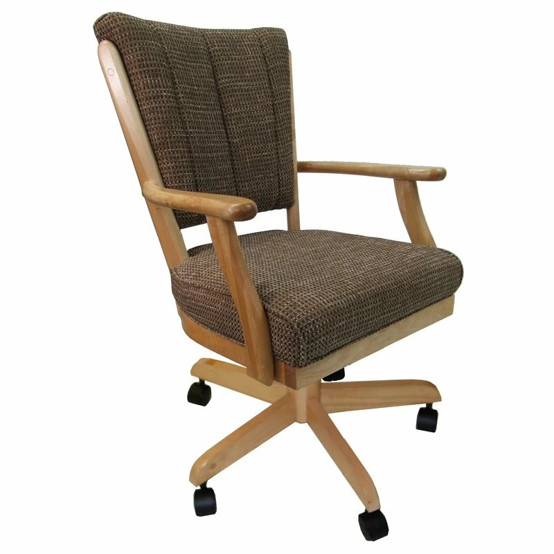 Best Sale 😀 Tobias Designs Classic 37" Wood Dining Chair On Wheels In Checkered/Natural Oak 😍 3 Best Sale 😀 Tobias Designs Classic 37" Wood Dining Chair On Wheels In Checkered/Natural Oak 😍