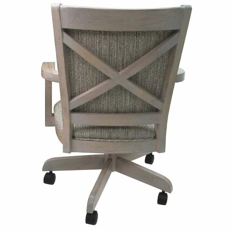 Brand new โค๏ธ Tobias Designs Mango 37" Wood Caster Chair With Wheels In Natural ๐ 4 Brand new โค๏ธ Tobias Designs Mango 37" Wood Caster Chair With Wheels In Natural ๐ - Image 2