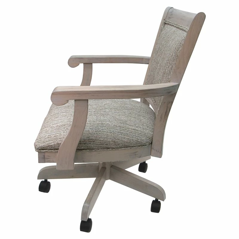 Brand new โค๏ธ Tobias Designs Mango 37" Wood Caster Chair With Wheels In Natural ๐ 5 Brand new โค๏ธ Tobias Designs Mango 37" Wood Caster Chair With Wheels In Natural ๐ - Image 3