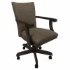 Best deal 😀 Tobias Designs Mango 37" Wood Caster Chair With Wheels In Spotted Brown ⌛ -Cheap Office Chairs Store 2210018 L