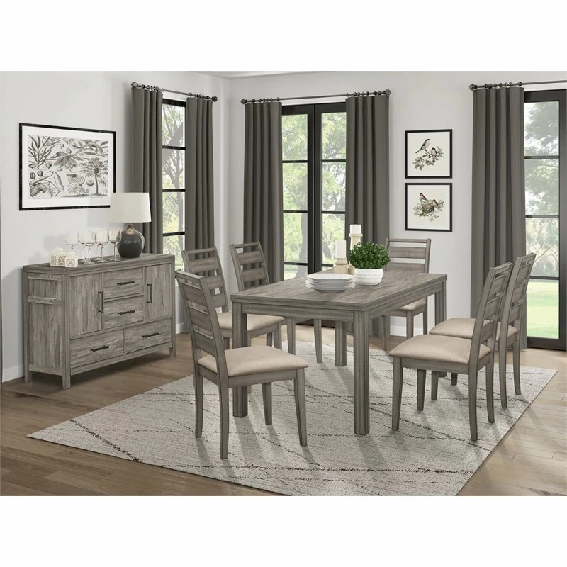 Best deal 👍 Lexicon Bainbridge 19.5" Wood Dining Room Side Chair In Gray (Set Of 2) 😀 4 Best deal 👍 Lexicon Bainbridge 19.5" Wood Dining Room Side Chair In Gray (Set Of 2) 😀 - Image 2