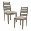 Best deal 👍 Lexicon Bainbridge 19.5" Wood Dining Room Side Chair In Gray (Set Of 2) 😀 -Cheap Office Chairs Store 2211917 L