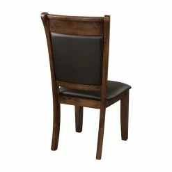 Best Pirce 🛒 Lexicon Wieland 19" Transitional Wood Dining Room Side Chair In Brown (Set Of 2) 🥰 -Cheap Office Chairs Store 2211920 5 L