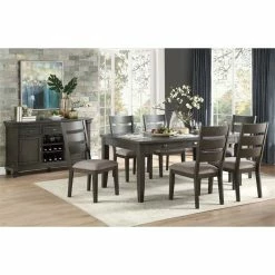 Top 10 👏 Lexicon Baresford 20" Wood Dining Room Side Chair In Gray (Set Of 2) 👍 -Cheap Office Chairs Store 2211942 1 L