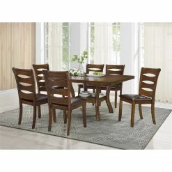 Budget ๐ Lexicon Darla 19.5" Transitional Wood Dining Room Side Chair In Brown (Set Of 2) โจ 9 Budget ๐ Lexicon Darla 19.5" Transitional Wood Dining Room Side Chair In Brown (Set Of 2) โจ -Cheap Office Chairs Store 2211953 1 L