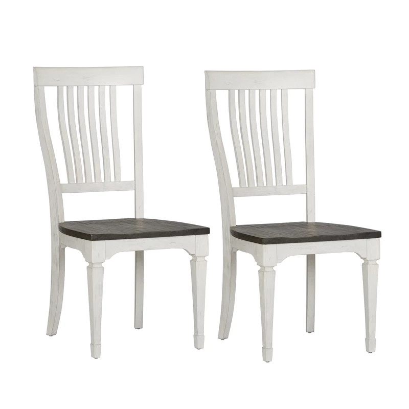 Deals ⭐ Liberty Furniture Allyson Park White Slat Back Side Chair (RTA)-Set Of 2 ✨ 3 Deals ⭐ Liberty Furniture Allyson Park White Slat Back Side Chair (RTA)-Set Of 2 ✨