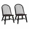 Best Sale 🧨 Liberty Furniture Treasures Bow Back Side Chair - Black-Set Of 2 🤩 -Cheap Office Chairs Store 2215360 1 L