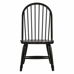 Best Sale 🧨 Liberty Furniture Treasures Bow Back Side Chair - Black-Set Of 2 🤩 -Cheap Office Chairs Store 2215360 10 L