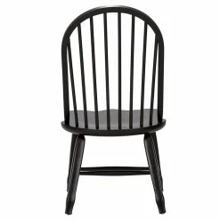 Best Sale 🧨 Liberty Furniture Treasures Bow Back Side Chair - Black-Set Of 2 🤩 -Cheap Office Chairs Store 2215360 4 L