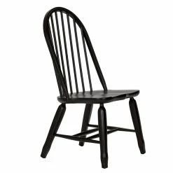 Best Sale 🧨 Liberty Furniture Treasures Bow Back Side Chair - Black-Set Of 2 🤩 -Cheap Office Chairs Store 2215360 5 L
