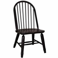 Best Sale 🧨 Liberty Furniture Treasures Bow Back Side Chair - Black-Set Of 2 🤩 -Cheap Office Chairs Store 2215360 9 L