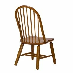 Coupon 😍 Liberty Furniture Treasures Medium Brown Bow Back Side Chair - Oak-Set Of 2 💯 -Cheap Office Chairs Store 2215361 3 L