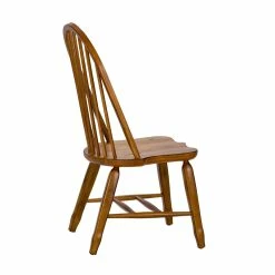 Coupon 😍 Liberty Furniture Treasures Medium Brown Bow Back Side Chair - Oak-Set Of 2 💯 -Cheap Office Chairs Store 2215361 6 L