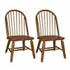 Coupon 😍 Liberty Furniture Treasures Medium Brown Bow Back Side Chair - Oak-Set Of 2 💯 -Cheap Office Chairs Store 2215361 L