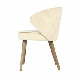 Cheap 🤩 Gild Design House Delilah 18" Fabric Upholstered Dining Chair In Cream 👏 8 Cheap 🤩 Gild Design House Delilah 18" Fabric Upholstered Dining Chair In Cream 👏 -Cheap Office Chairs Store 2217755 6 L