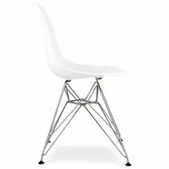 Budget 😉 Aron Living Tower 17" Plastic And Chrome Steel Dining Chair In White ⭐ 8 Budget 😉 Aron Living Tower 17" Plastic And Chrome Steel Dining Chair In White ⭐ -Cheap Office Chairs Store 2219170 2 L