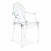 Hot Sale 😀 Aron Living 18.5" Durable Seat Plastic Crystal Armchair In Clear 🎉 -Cheap Office Chairs Store 2219239 L