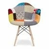 Brand new 😉 Aron Living Pyramid 17.5" Cotton And Wood Armchair In Multi-Color 🎉