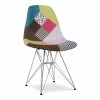 Wholesale 😀 Aron Living Tower 17" Mid-Century Cotton Dining Chair In Multi-Color 🎁