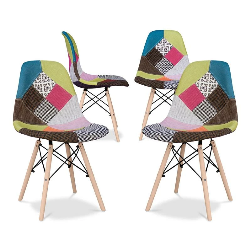 Top 10 🌟 Aron Living Pyramid 17.5" Cotton And Wood Dining Chair In Multi-Color (Set Of 4) ⭐ 3 Top 10 🌟 Aron Living Pyramid 17.5" Cotton And Wood Dining Chair In Multi-Color (Set Of 4) ⭐