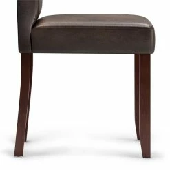 Deals 😉 Simpli Home Acadian Transitional Parson Dining Chair (Set Of 2) In Distressed Brown Faux Leather ✨ 16 Deals 😉 Simpli Home Acadian Transitional Parson Dining Chair (Set Of 2) In Distressed Brown Faux Leather ✨ -Cheap Office Chairs Store 2225494 6 L