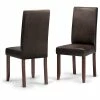 Deals ๐ Simpli Home Acadian Transitional Parson Dining Chair (Set Of 2) In Distressed Brown Faux Leather โจ 2 Deals ๐ Simpli Home Acadian Transitional Parson Dining Chair (Set Of 2) In Distressed Brown Faux Leather โจ -Cheap Office Chairs Store 2225494 L