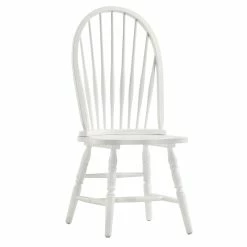 Budget โ๏ธ Bowery Hill Wood Dining Chair In Pure White โ๏ธ