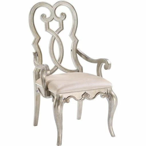 Brand new 🤩 ACME Furniture ACME Esteban Arm Chair In Beige Fabric & Antique Champagne Finish ⌛ 8 Brand new 🤩 ACME Furniture ACME Esteban Arm Chair In Beige Fabric & Antique Champagne Finish ⌛ -Cheap Office Chairs Store 2228801 L