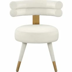 Wholesale ✔️ Meridian Furniture Fitzroy Cream Velvet Dining Chair (Set Of 2) ⌛ 12 Wholesale ✔️ Meridian Furniture Fitzroy Cream Velvet Dining Chair (Set Of 2) ⌛ -Cheap Office Chairs Store 2229336 2 L